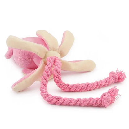 Octopus Plush Rope Dog Toy