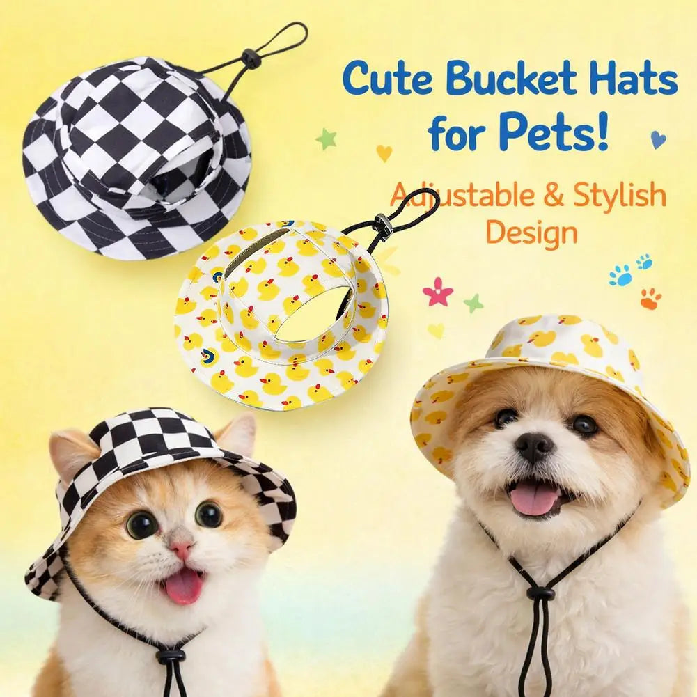 Adjustable Summer Sun Hat for Dogs