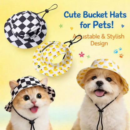 Adjustable Summer Sun Hat for Dogs