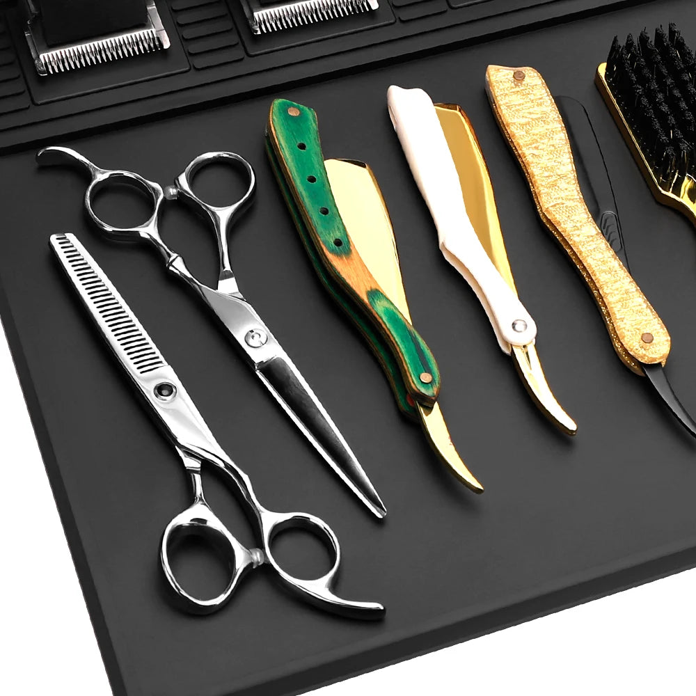 Magnetic Silicone Barber Work Mat