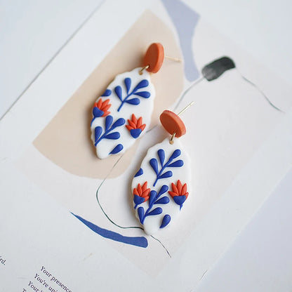 Classic Bohemiam Drop Bright Color Earrings