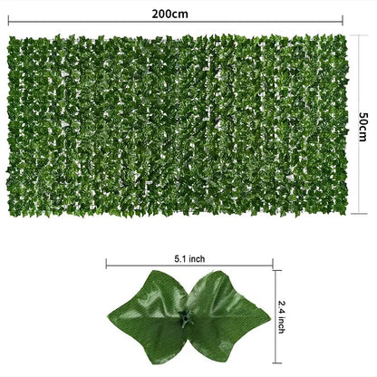 Artificial Ivy Privacy Fence Panel