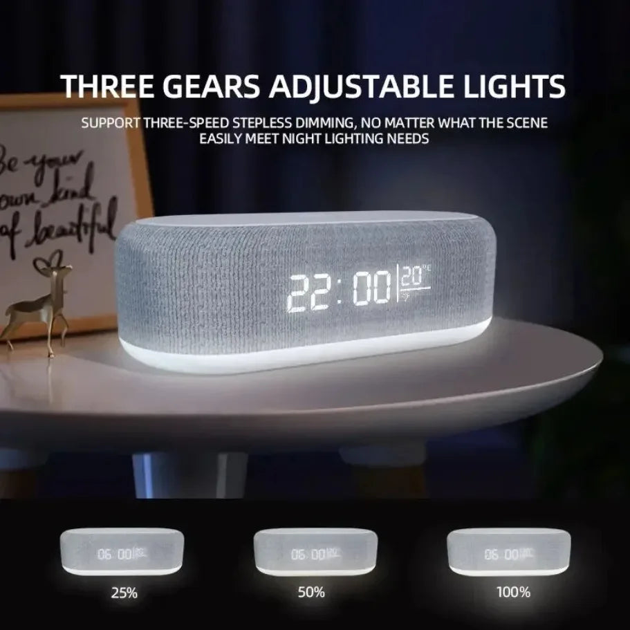 Wireless Charging Alarm Clock Station