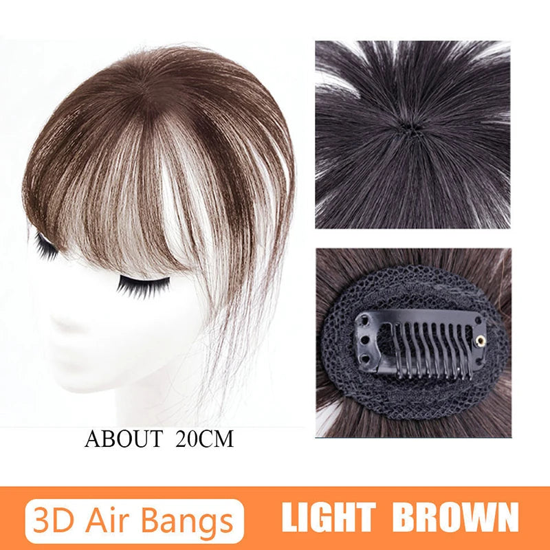 Synthetic Hair Bangs Extension