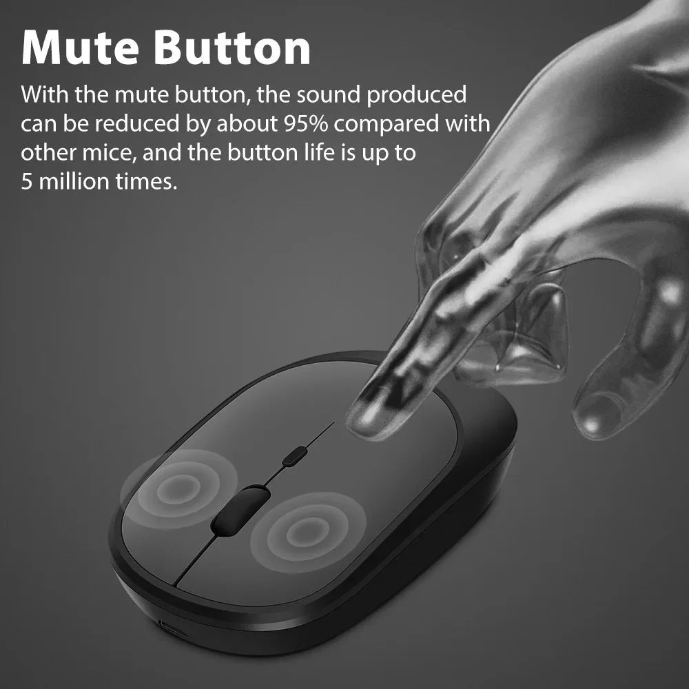 Rechargeable Wireless Bluetooth Mouse