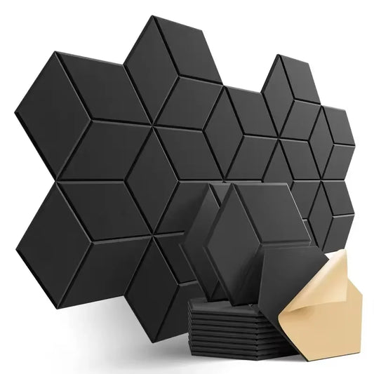 Hexagonal Self-Adhesive Acoustic Wall Panels