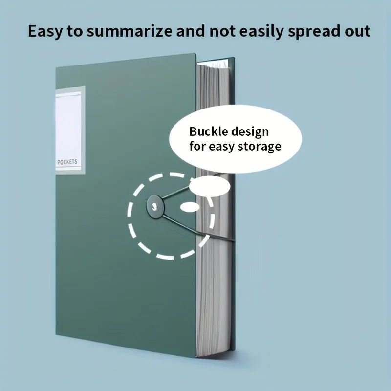 Large Capacity A4 Waterproof Document Folder