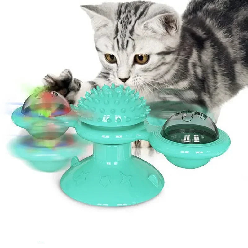 Spinning Cat Windmill Toy