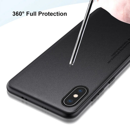 Premium PU Leather Shockproof Case for iPhone