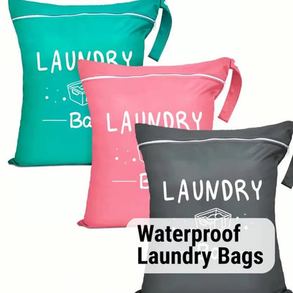Waterproof Travel Laundry Bag with Zipper