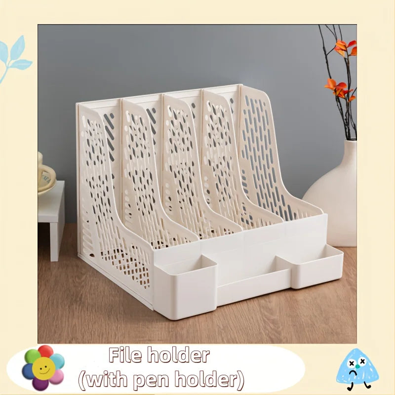 Multi-Layer A4 Desktop File Organizer