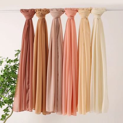 Malaysian Pearl Chiffon Hijab Scarf