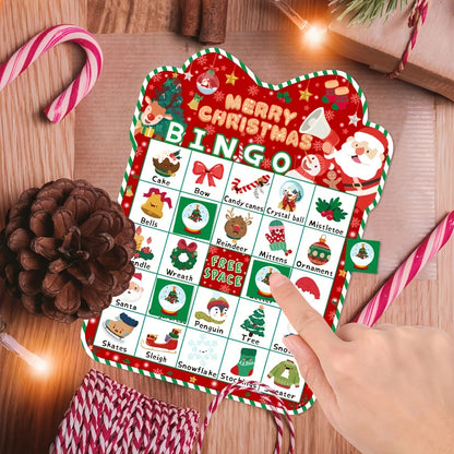 24-Player Christmas Bingo Game