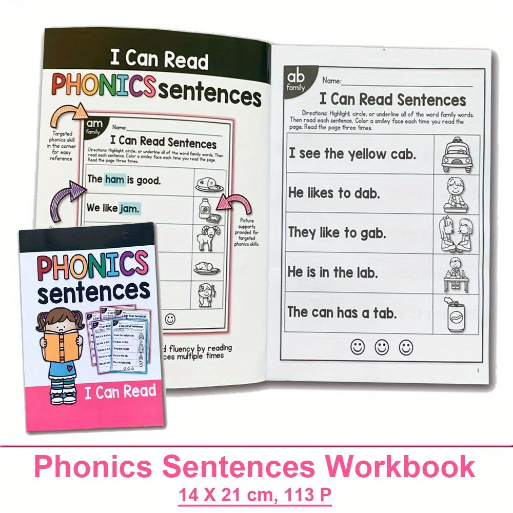 Phonics Sentence Workbook