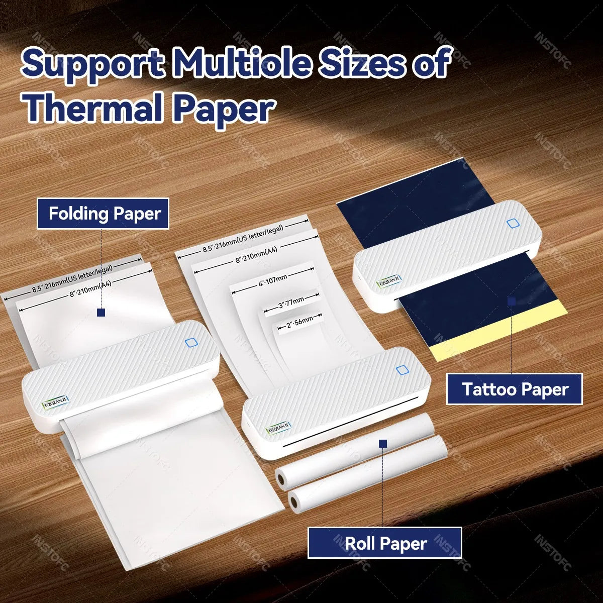 Portable A4 Bluetooth Thermal Printer