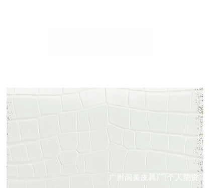 Crocodile Pattern Top Handle Satchel