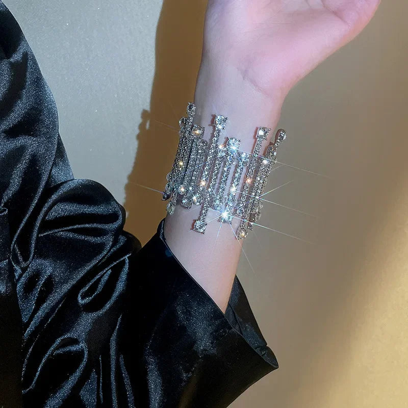 Geometric Crystal Adjustable Bracelet
