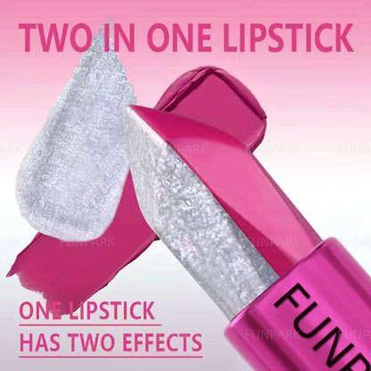 Two-Tone Glitter Lipstick
