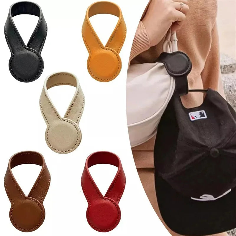 Magnetic Leather Hat & Bag Clip