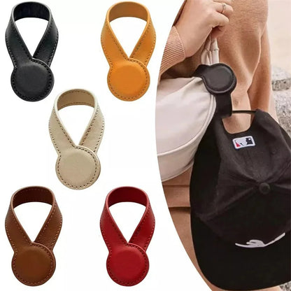 Magnetic Leather Hat & Bag Clip