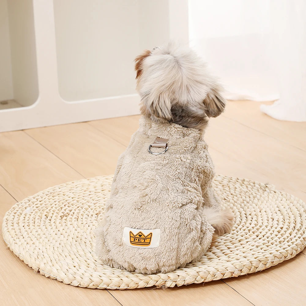 Soft Fleece Dog Jumpsuit