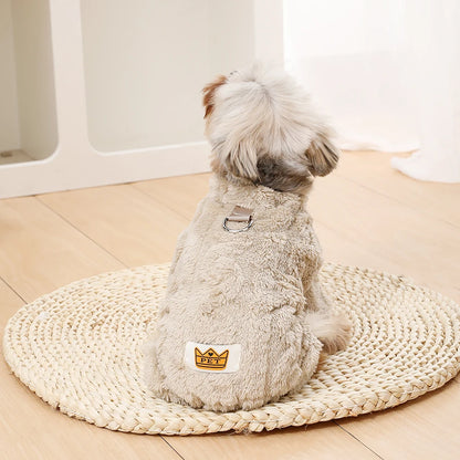 Soft Fleece Dog Jumpsuit