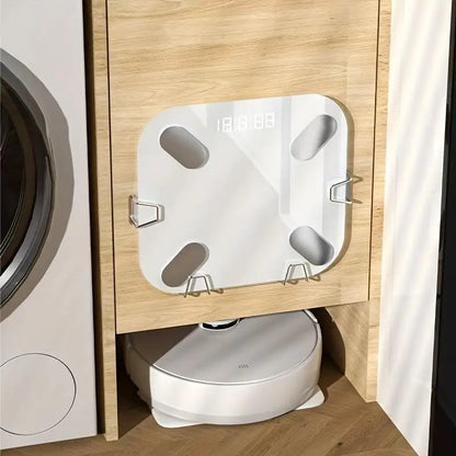 Wall-Mounted Weight Scale Storage Rack
