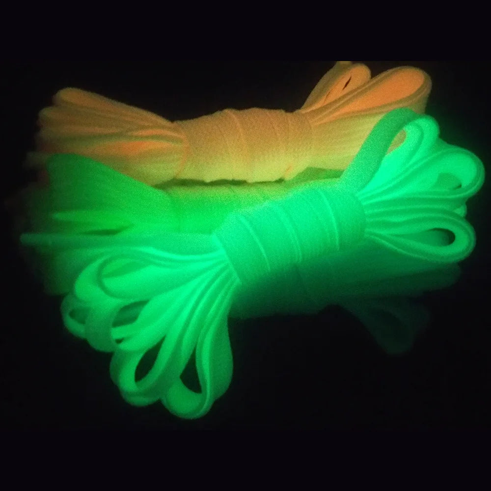 Luminous Flat Shoelaces