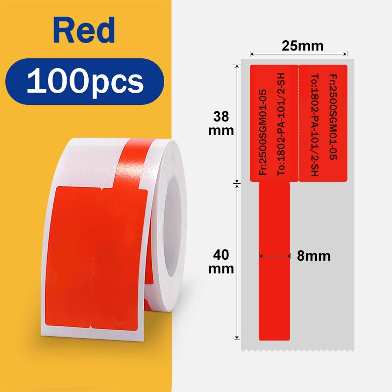 MrLabel F-Type Self-Adhesive Cable Wire Labels