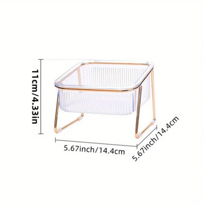 Elevated Non-Slip Pet Feeding Bowl for Cats & Small Dogs