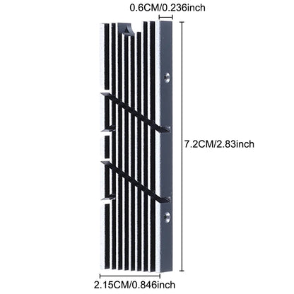 Aluminum M.2 SSD Cooler for NVMe NGFF 2280 SSDs – Thermal Cooling Heatsink