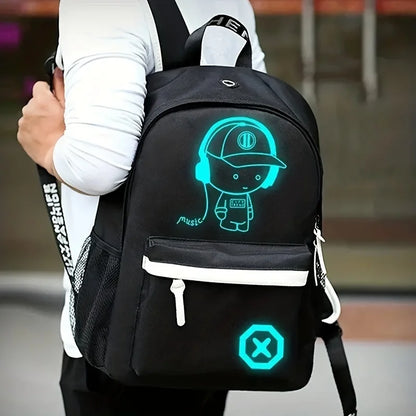 Luminous USB Laptop Backpack