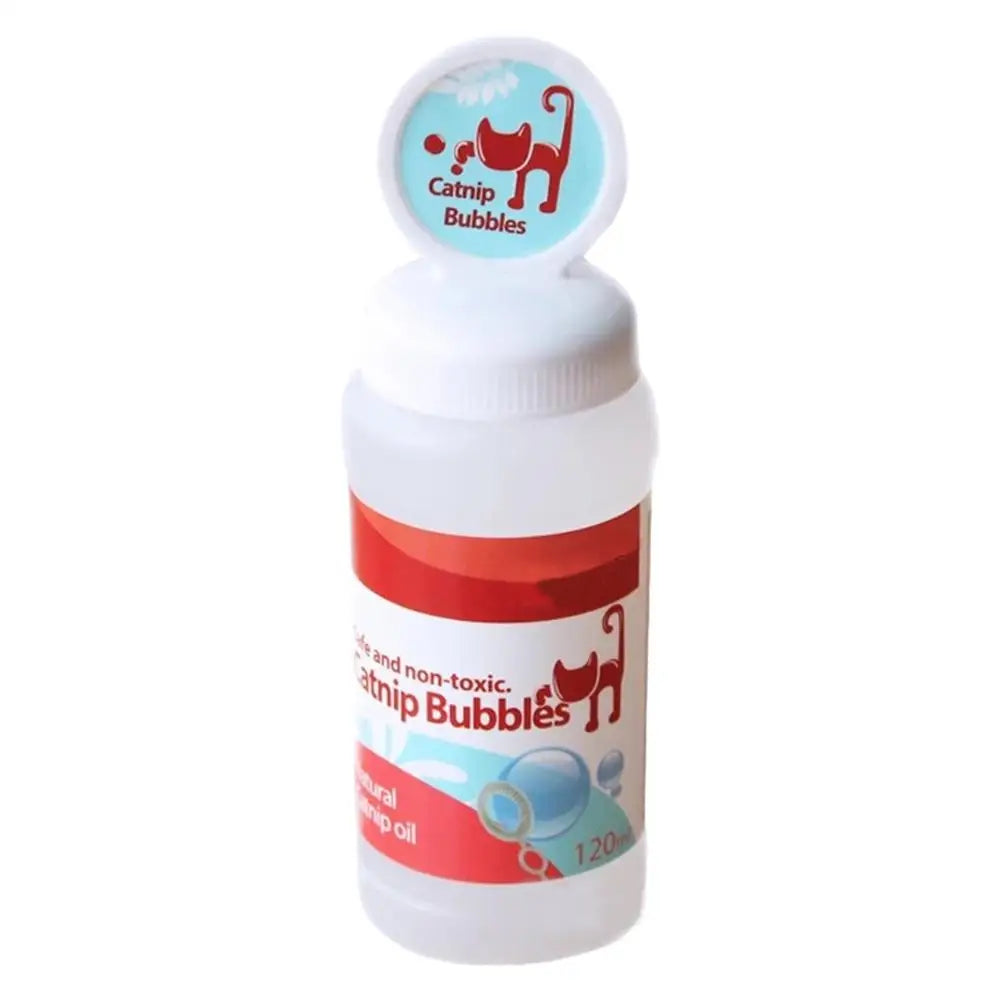 Catnip Infused Bubble Play Toy for Indoor & Outdoor Cats