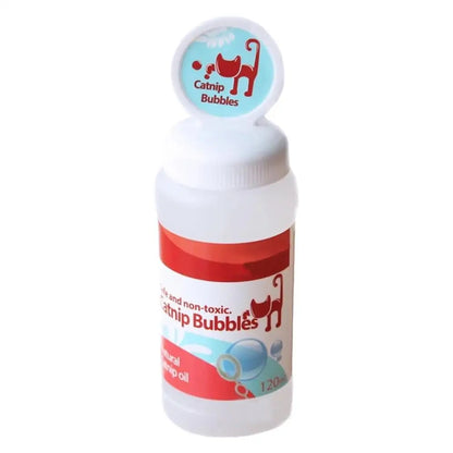 Catnip Infused Bubble Play Toy for Indoor & Outdoor Cats