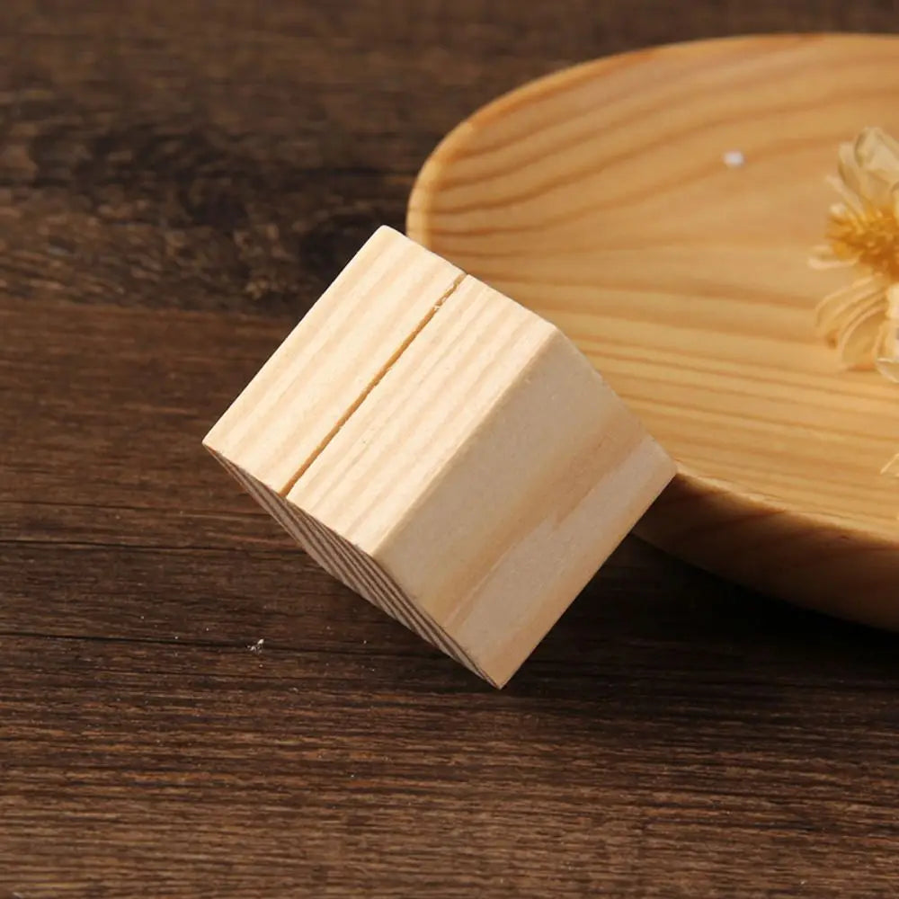 Wooden Card Display Stand
