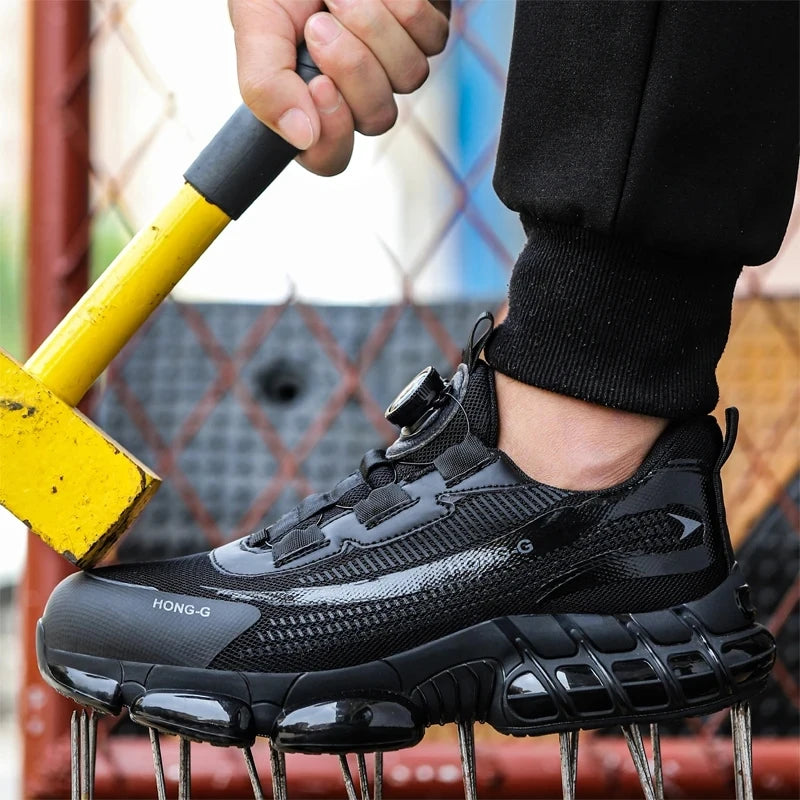 Men’s Steel Toe Work Safety Shoes