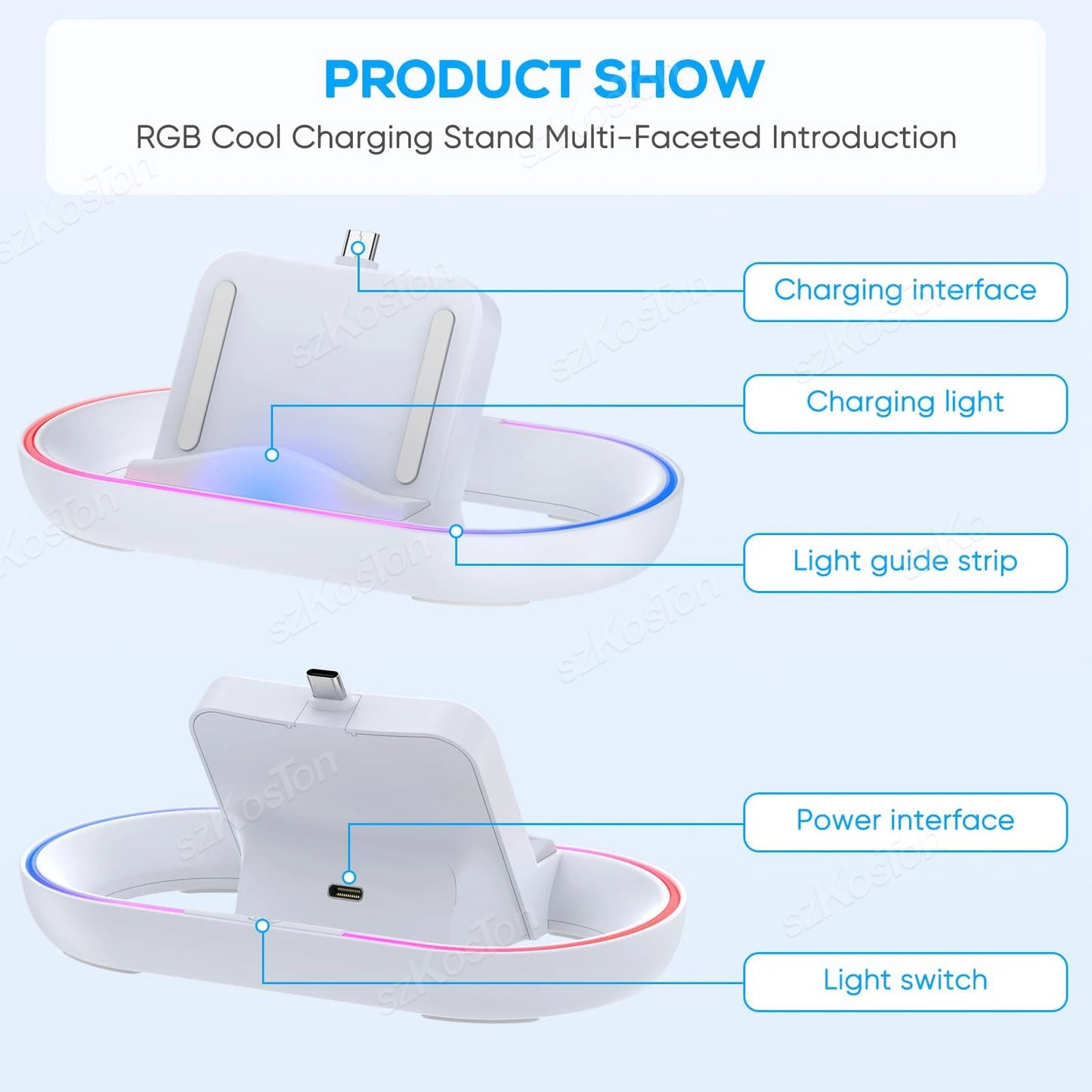 PS Portal Charging Dock Station with RGB Light