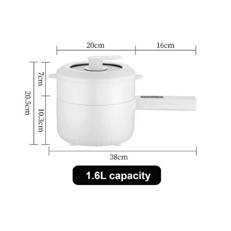 1.6L Smart Electric Cooking Pot With Steamer 220V