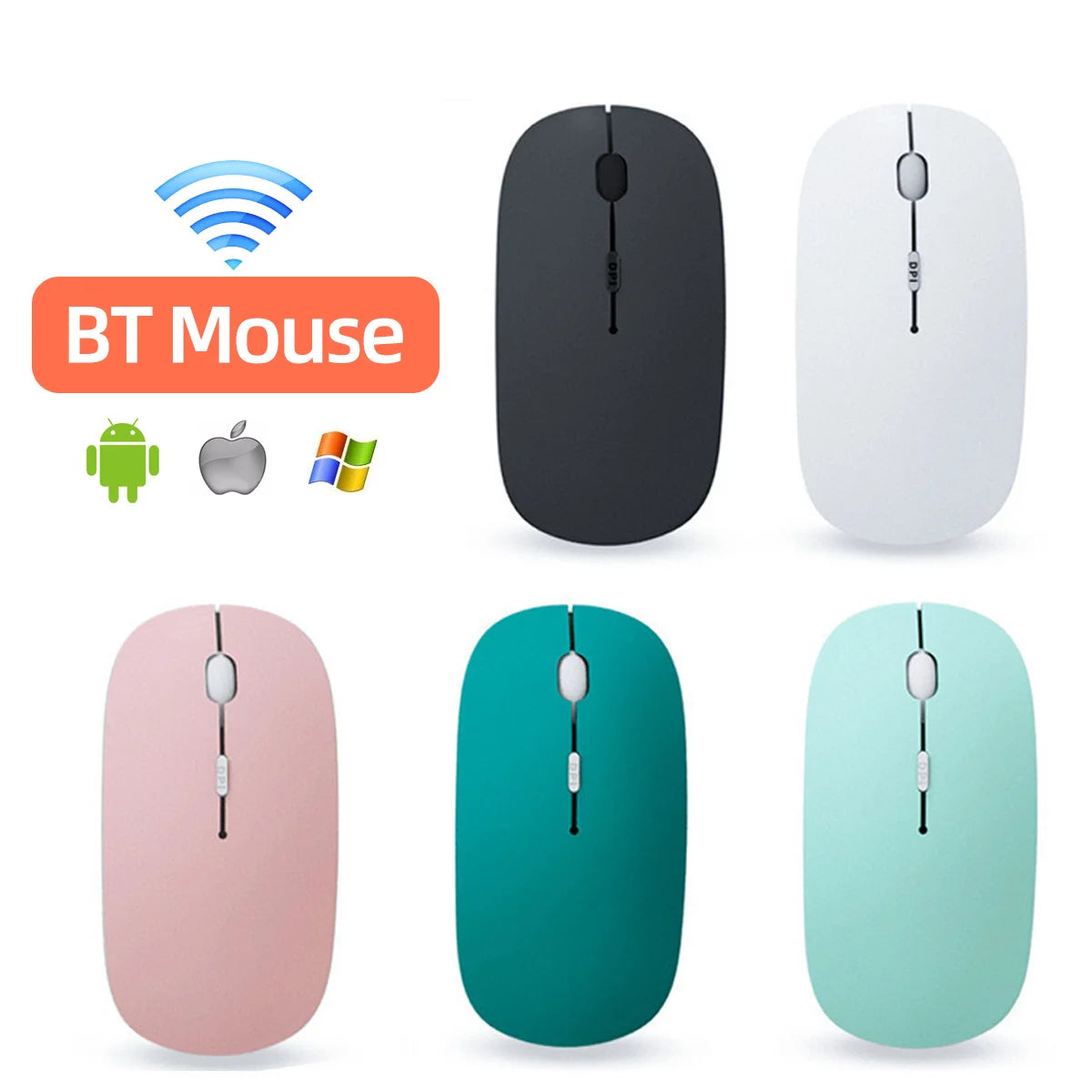 Wireless Bluetooth Mouse for Tablets & Laptops