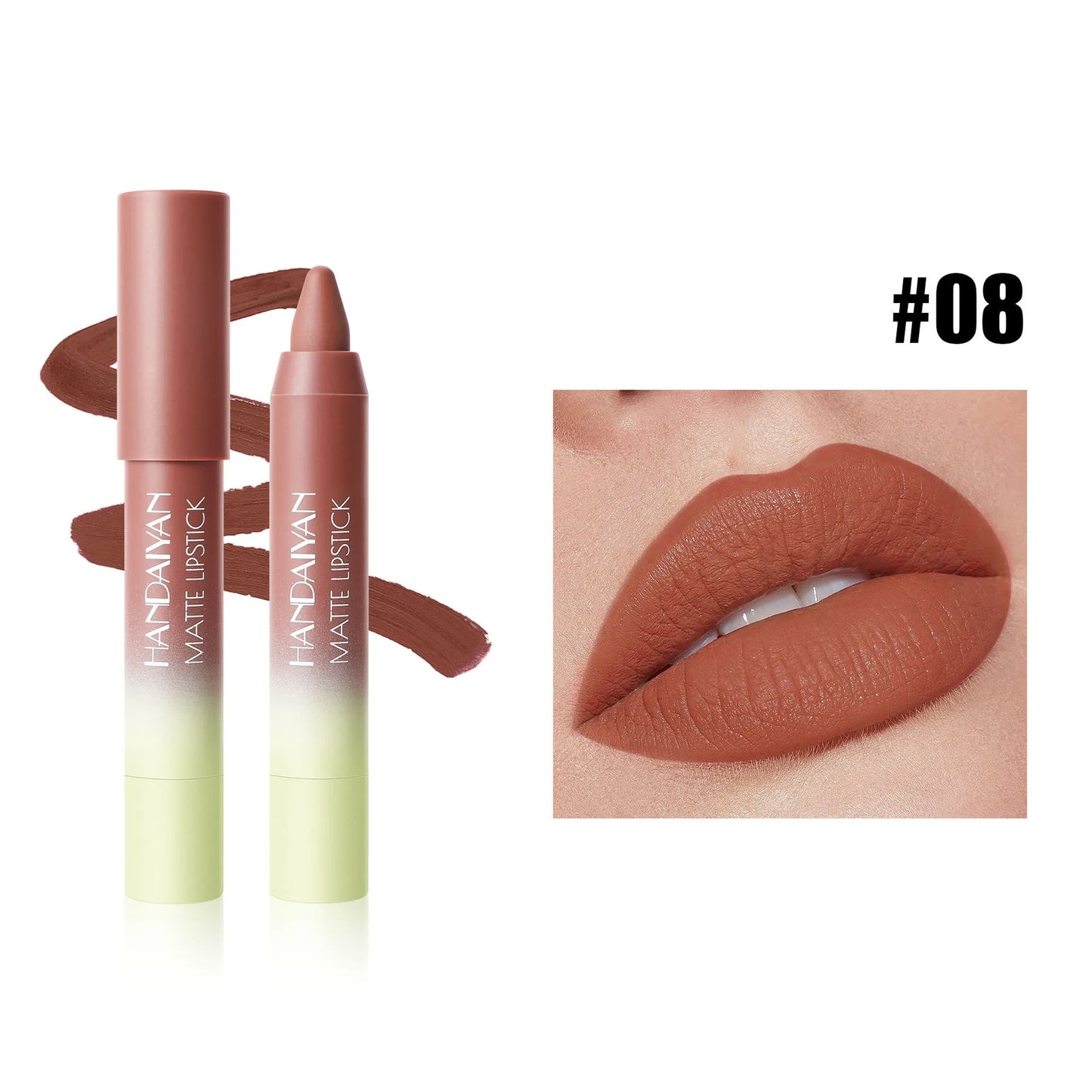 Matte Waterproof Lipstick Crayon