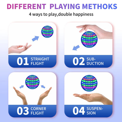 Rechargeable Floating Boomerang Flying Ball Toy