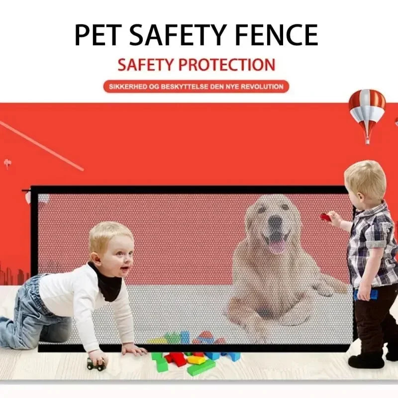 Portable Nylon Mesh Pet Safety Gate