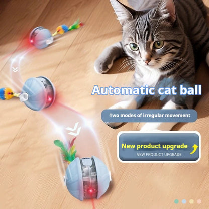 Rechargeable Automatic Rolling Ball Cat Toy