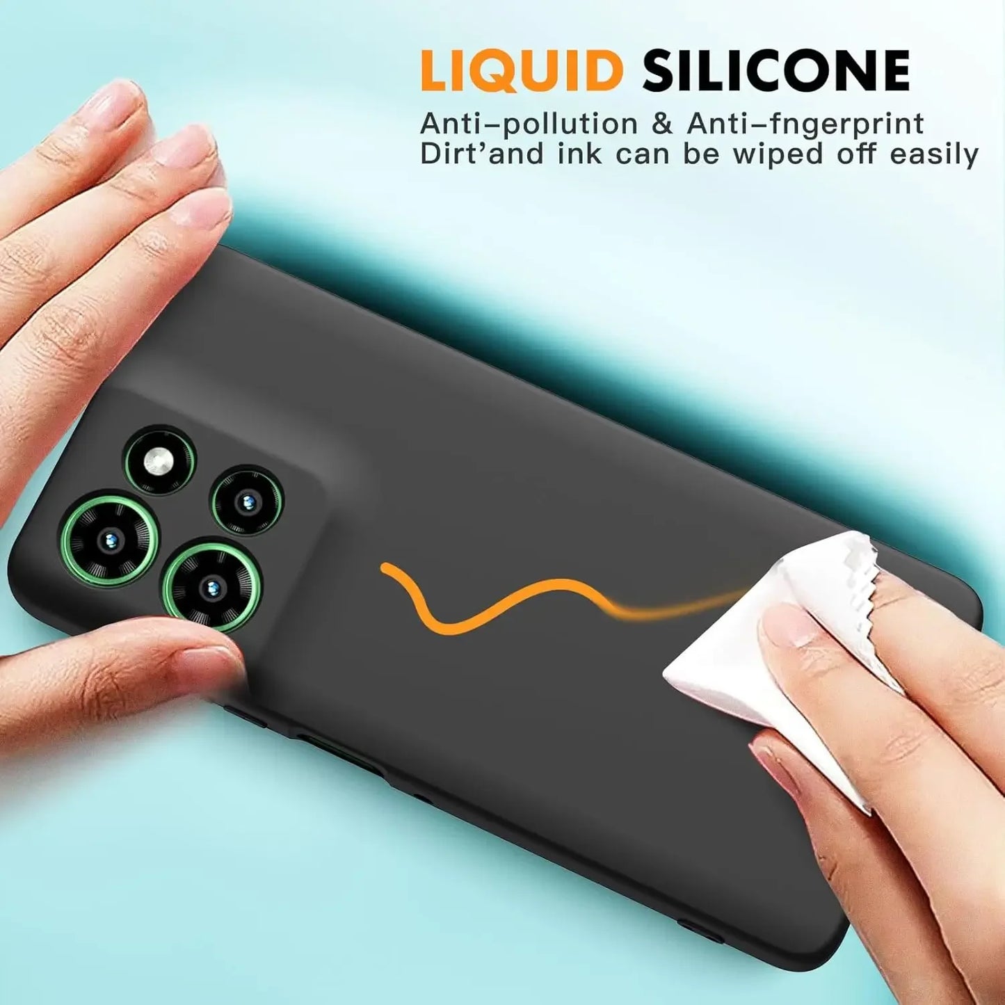 Liquid Silicone Mobile Phone Case For Motorola