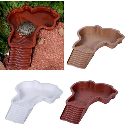 Reptile Bathing Pool with Ramp