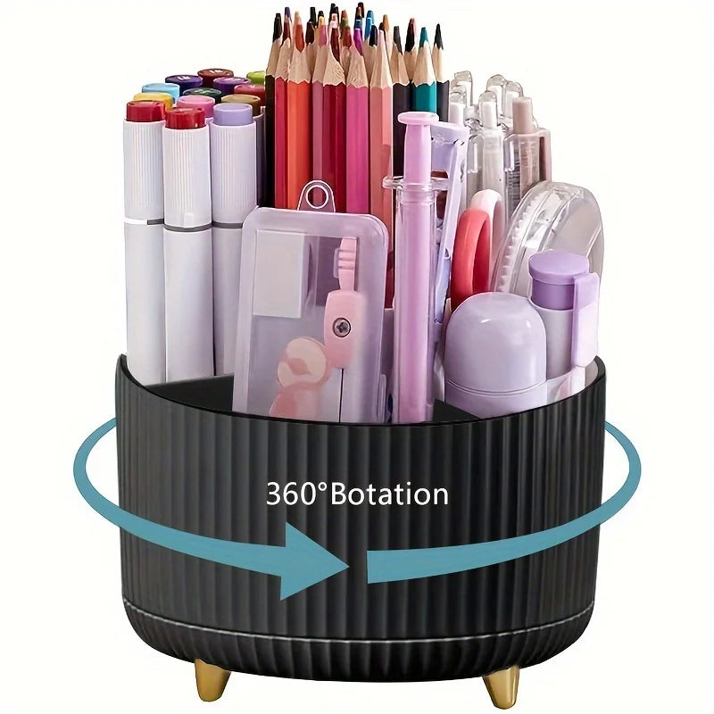 360° Rotating Desktop Pen Organiser