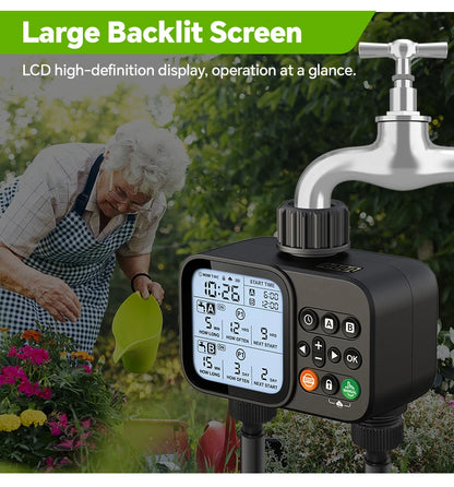 Smart 2-Zone Irrigation Water Timer