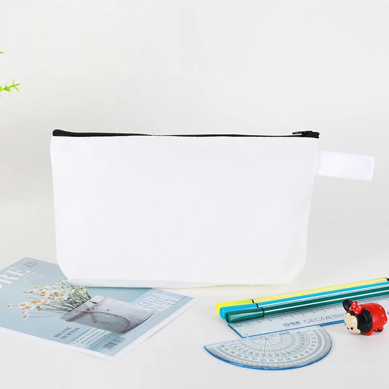 Canvas Pencil Case with Zipper