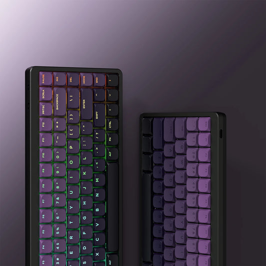 Gradient Purple Low Profile Keycaps