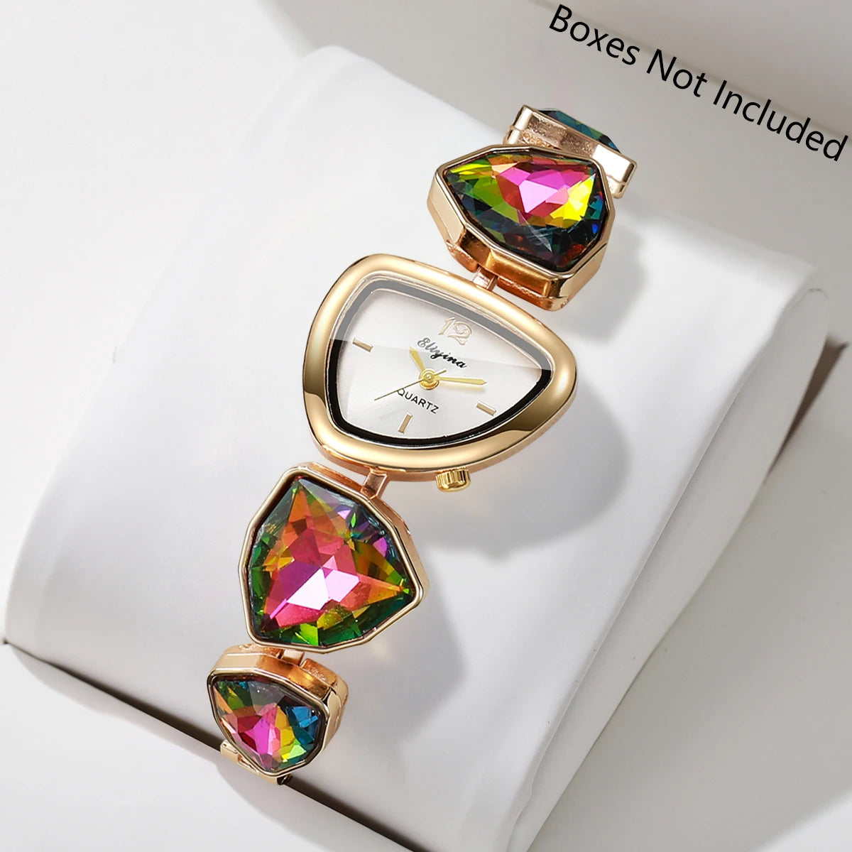 Rhinestone Bracelet Quartz Watch